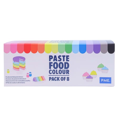 PME Zestaw 8 barwników spożywczych w żelu