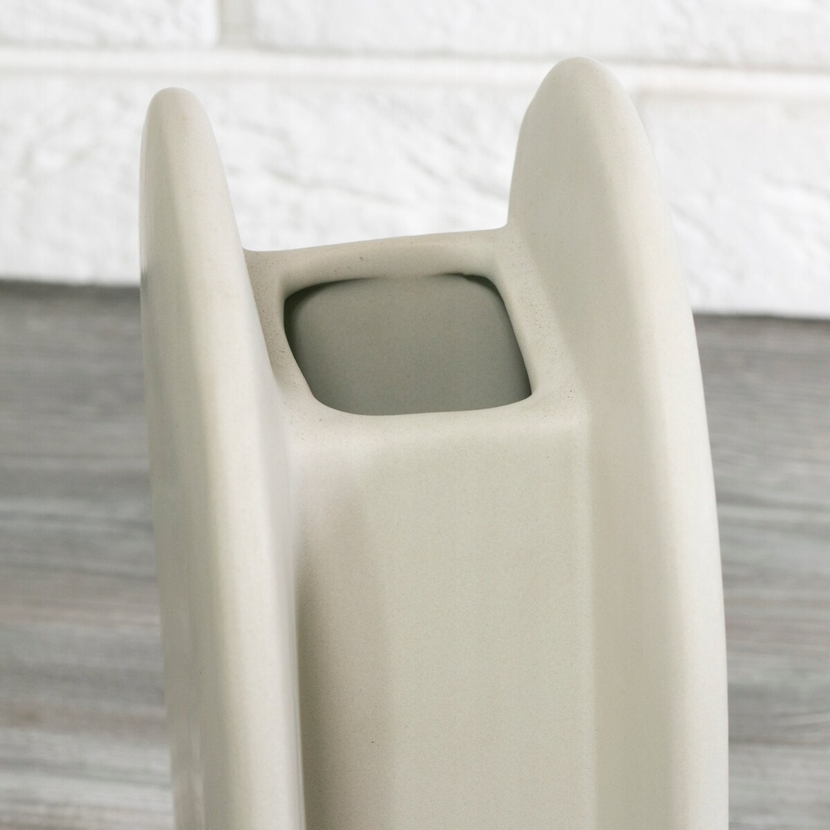 WAZON BEŻOWY ceramiczny wys. 23cm