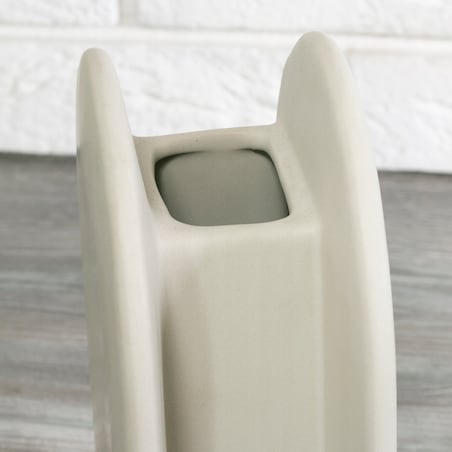 WAZON BEŻOWY ceramiczny wys. 23cm