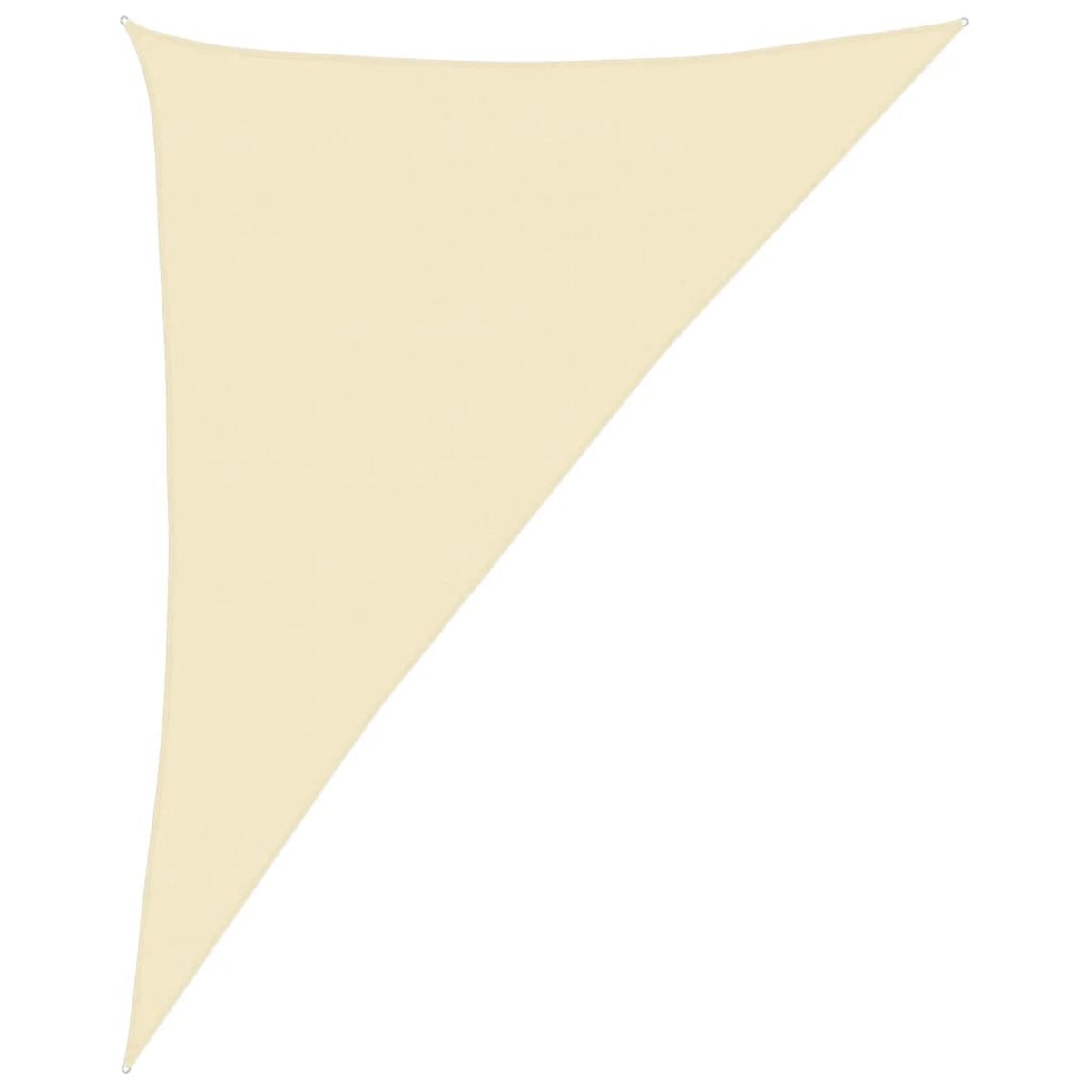 vidaXL Żagiel przeciwsłoneczny, 160 g/m², kremowy, 4x5x6,8 m, HDPE