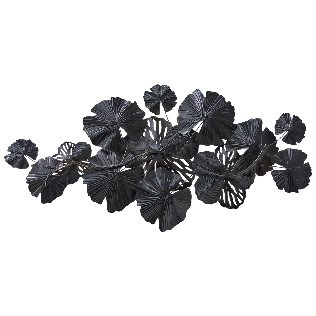 Dekoracja ścienna Kwiat MOLYBDENIUM Metal 60 cm Złoty