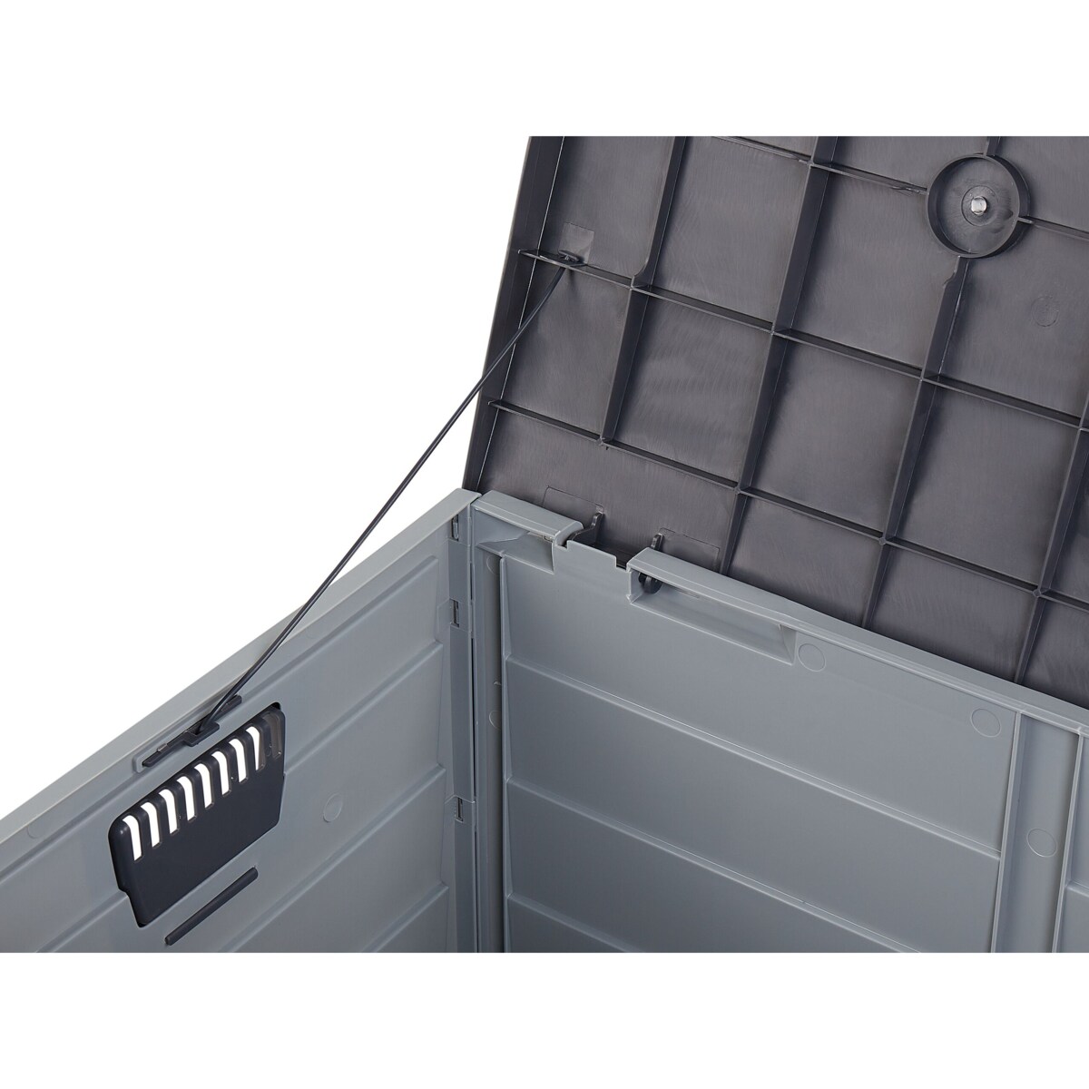 Skrzynia ogrodowa 112 x 50 cm szara LOCARNO