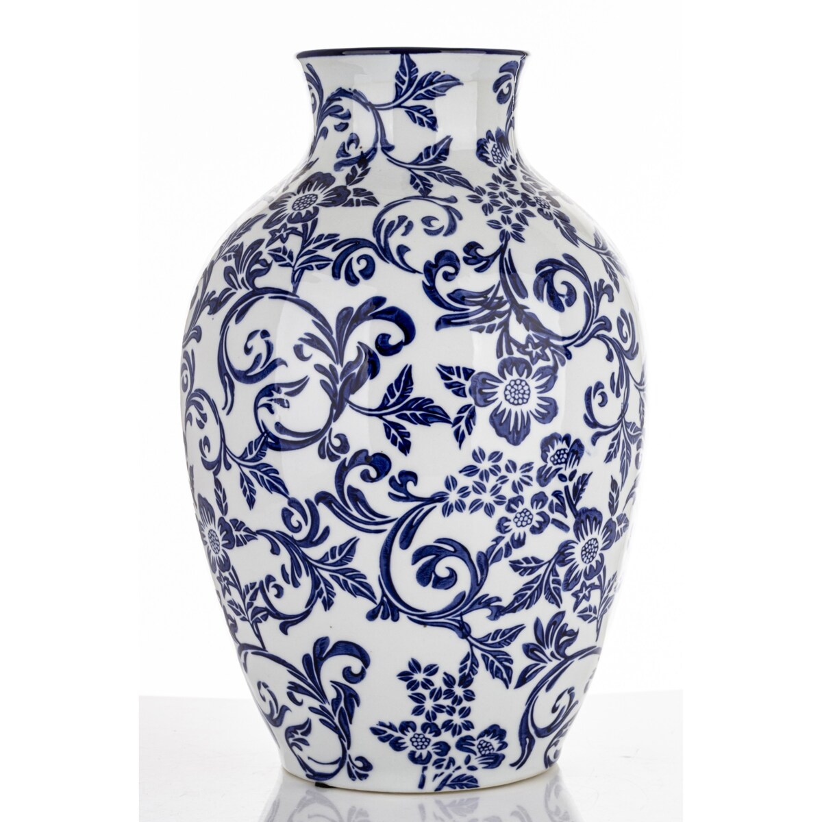 Wazon 37x22x22 cm PRINS-2 niebieski wysoki