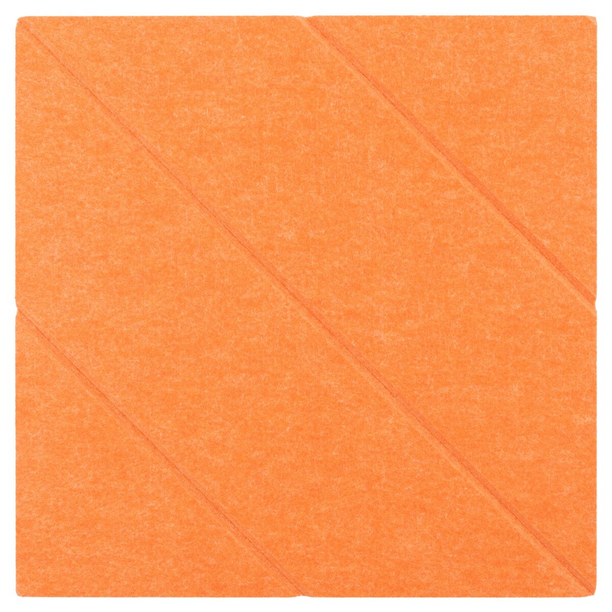 Zestaw 2 szt panel filcowy Felly 40x40 cm płytka kwadrat pomarańczowy