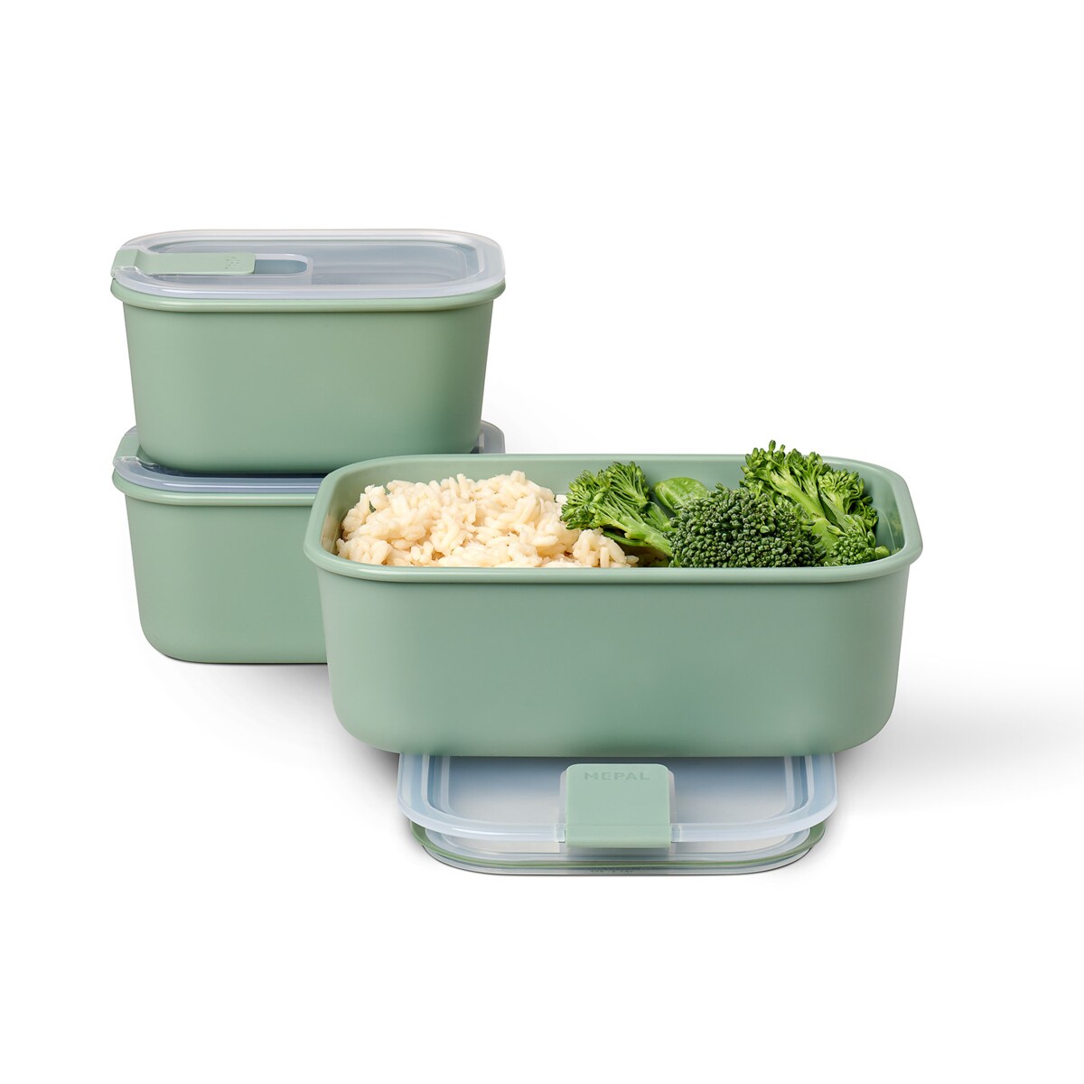 Zestaw 3 pojemników na żywność EasyClip 450 450 1000 ml nordic sage 106180094700