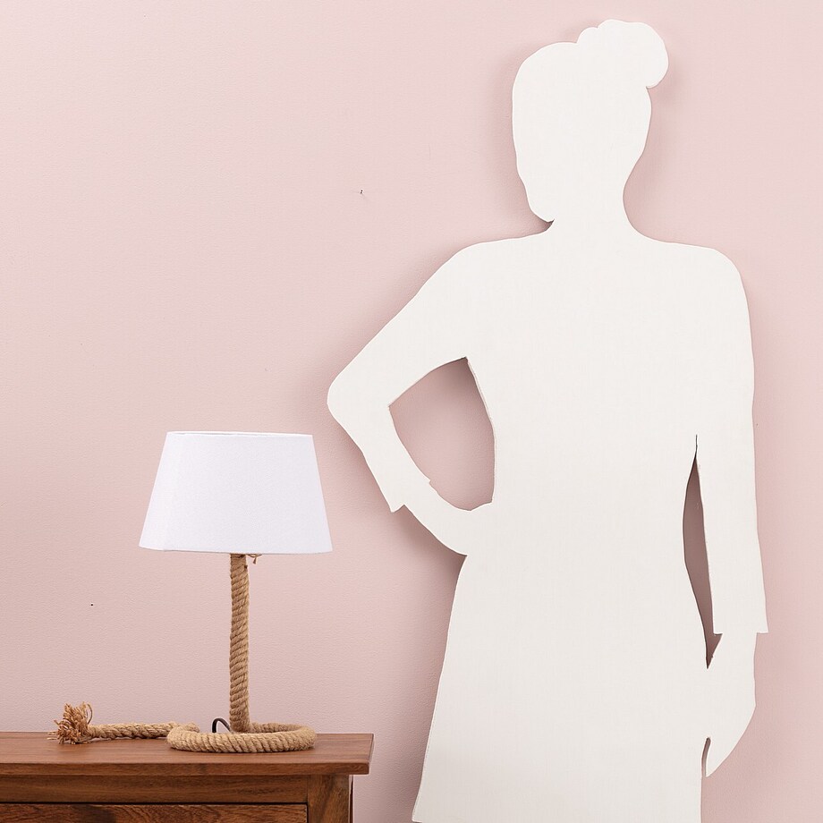 Lampa stołowa Nils White, 40,5 cm