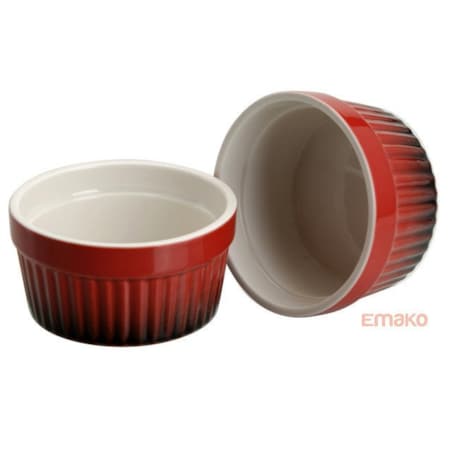 Kolorowe ceramiczne miseczki, kokilki wielofunkcyjne 185 ml - 2 sztuki