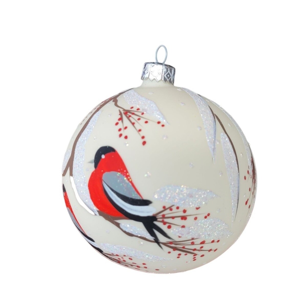 Bombka szklana 4 szt. Ø 100 mm PTASZKI gile