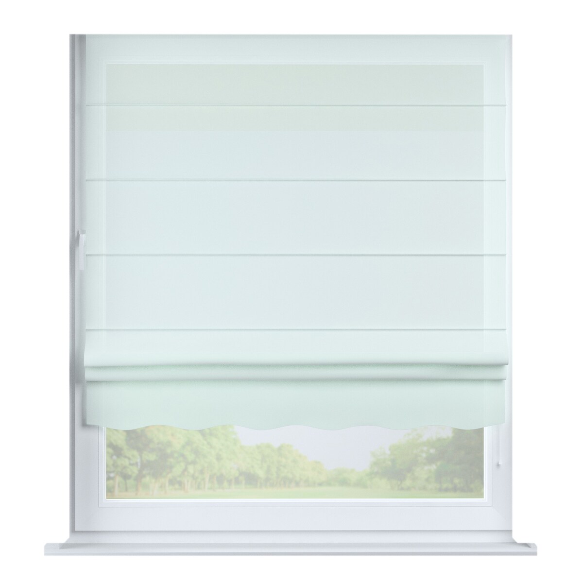 Roleta rzymska Florencja 120x170 prześwitujący, pastelowa mięta