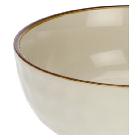 Zestaw 4 misek do sałatek Concerto Avorio - Kość słoniowa, 20 cm