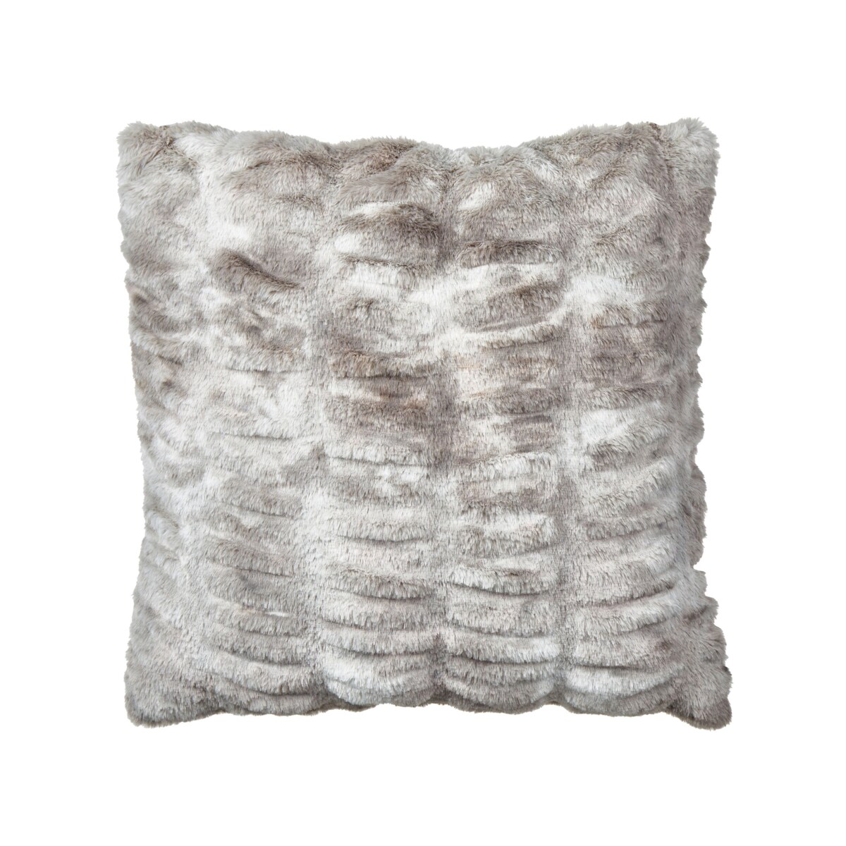 2 poduszki dekoracyjne włochacze 45 x 45 cm szare MACODES