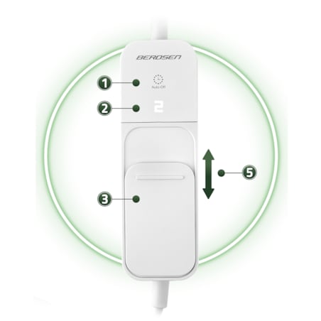 Ogrzewacz Stóp Elektryczny Ocieplacz Pilot 3 Poziomy Berdsen