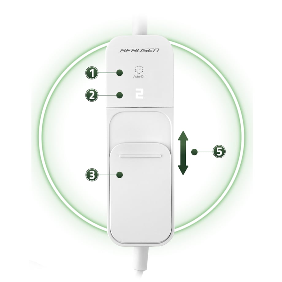 Ogrzewacz Stóp Elektryczny Ocieplacz Pilot 3 Poziomy Berdsen