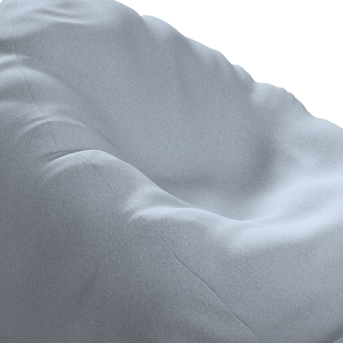 Worek do siedzenia, błękitny melanż, Ø60 x 105 cm, Amsterdam