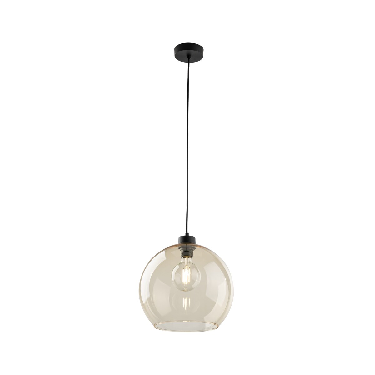 Kopułowa lampa wisząca Cubus 2064M TK Lighting szklana przydymiona