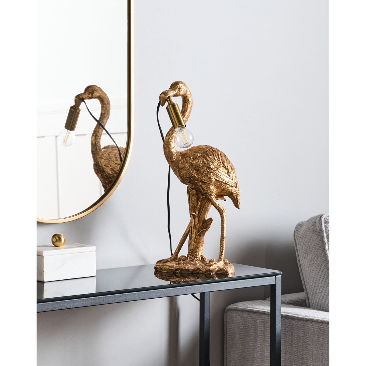 Lampa stołowa Flaming VICE Złoty