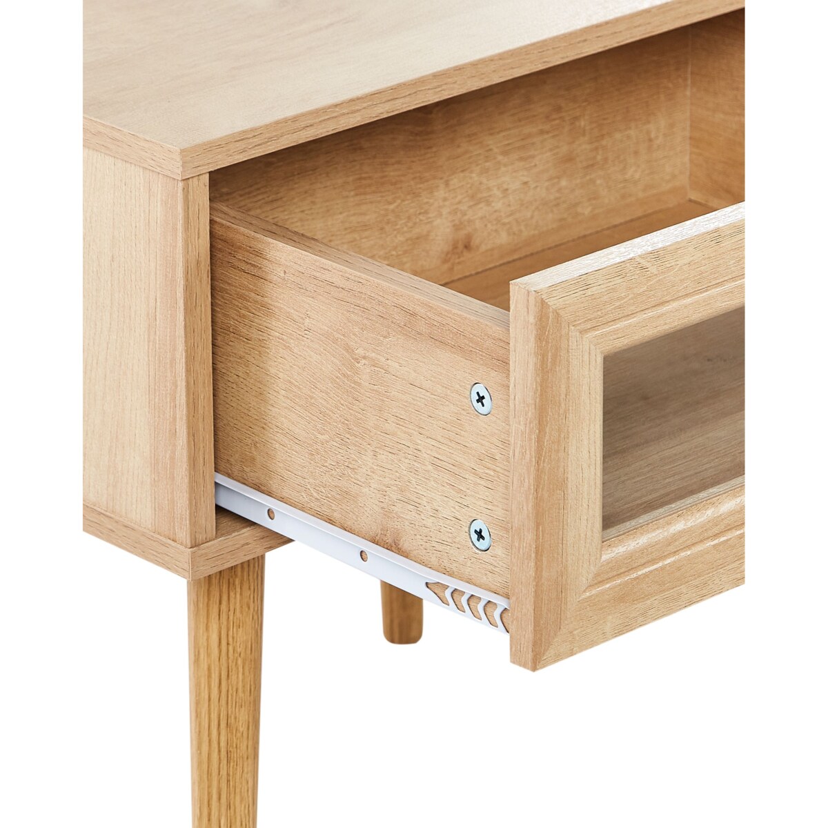 Szafka nocna 1 szuflada ALBANY Jasnobrązowy