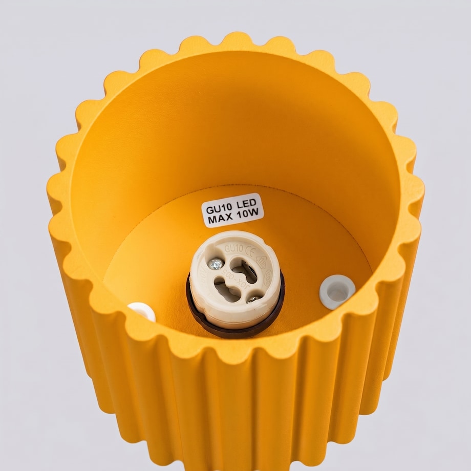 Plafon AURA 1 żółty GU10