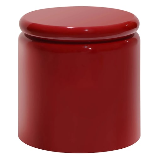 Stolik kawowy boczny Ø40 cm glossy 42,5x40x40 cm RULLO czerwony