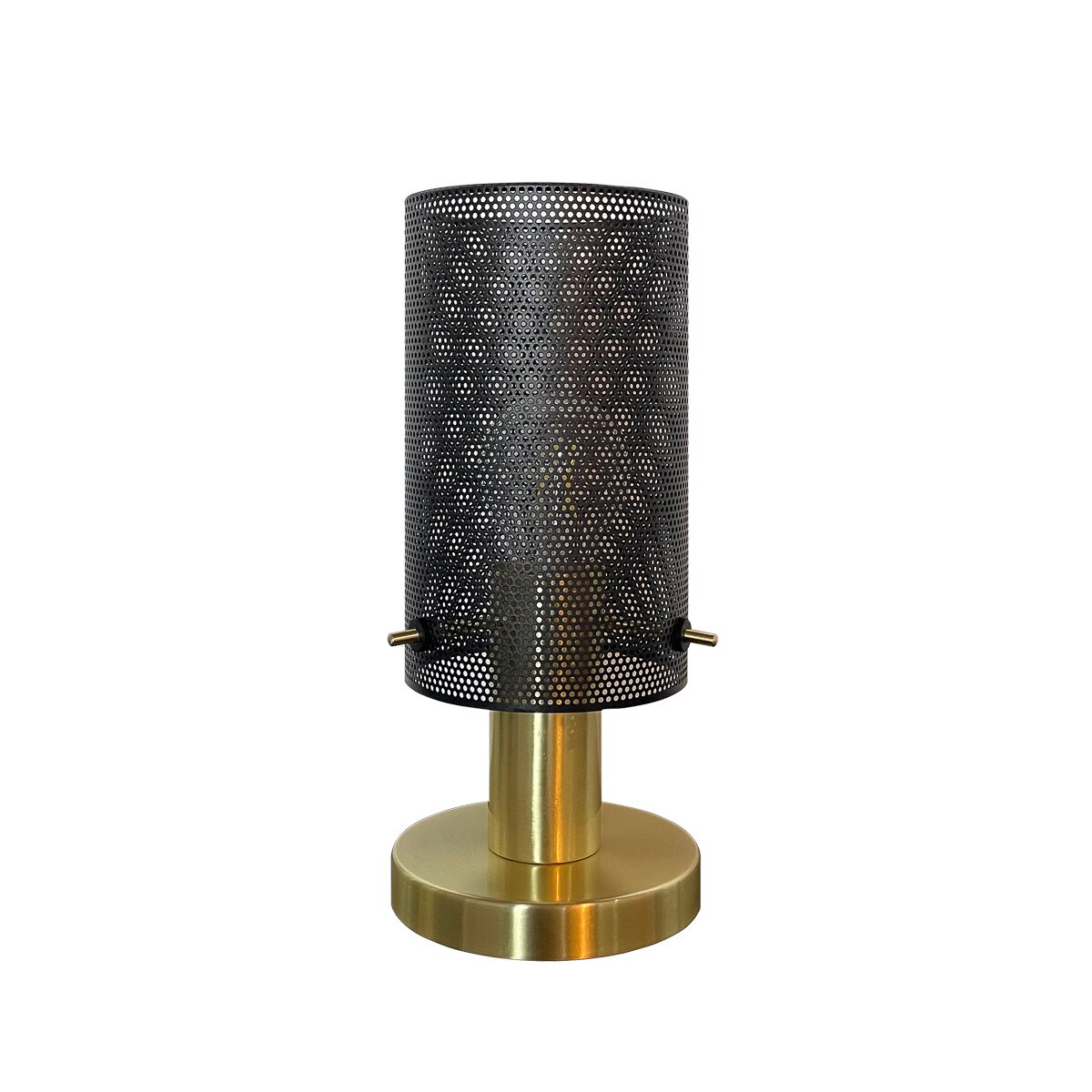 Lampka nocna tuba Tirana LP-945/1T BK Light Prestige glamour czarna