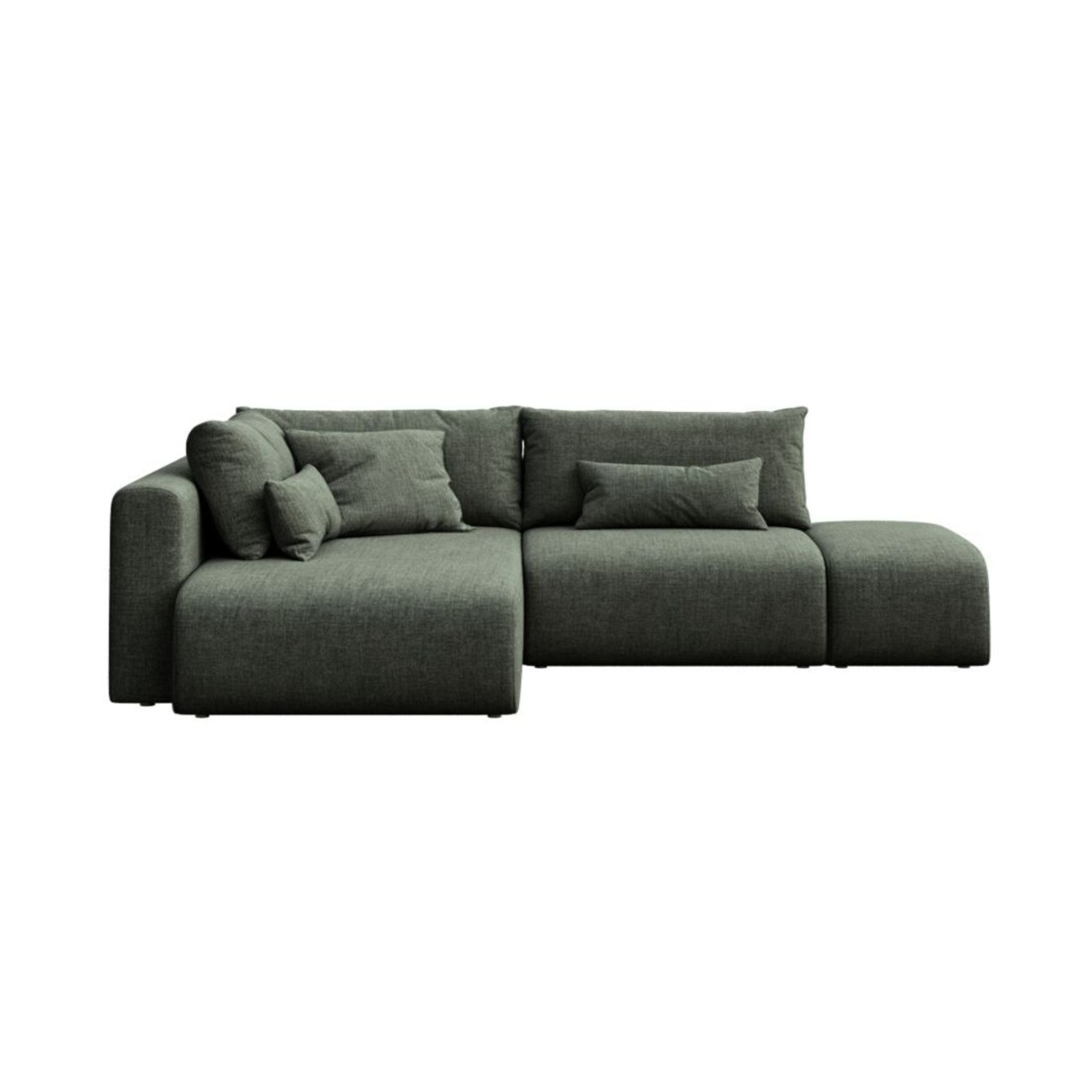 Lumine Sofa narożna - zielona