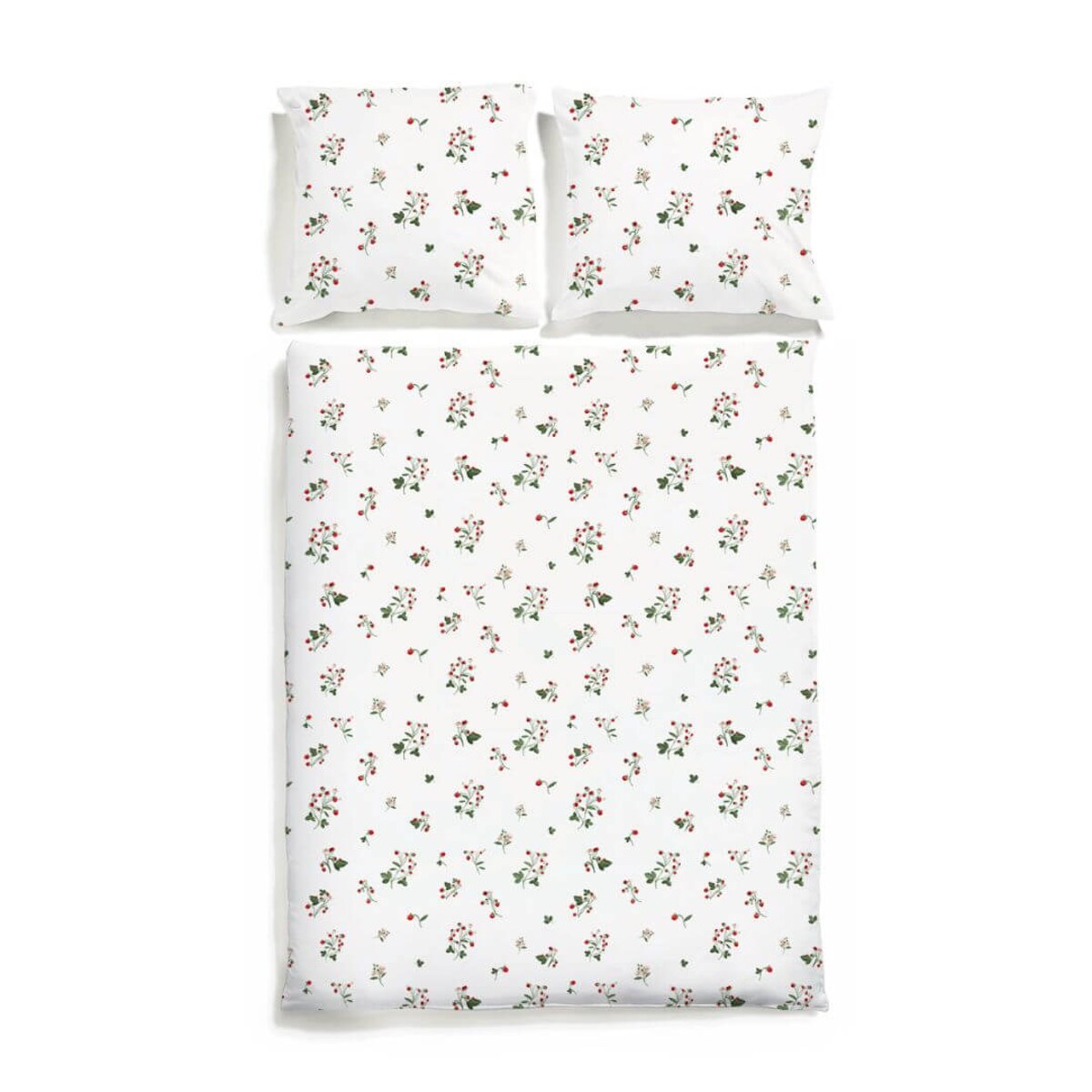 Pościel Poziomki 220 x 200 cm + 50 x 60 cm (2 szt)