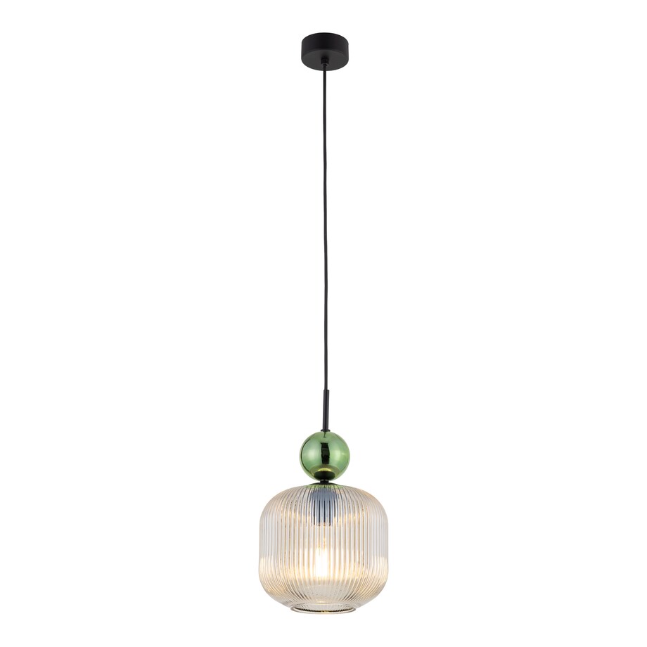 Lampa Wisząca Tk Lighting Sophia Big Koniakowy Klosz Zielona Kulka E27