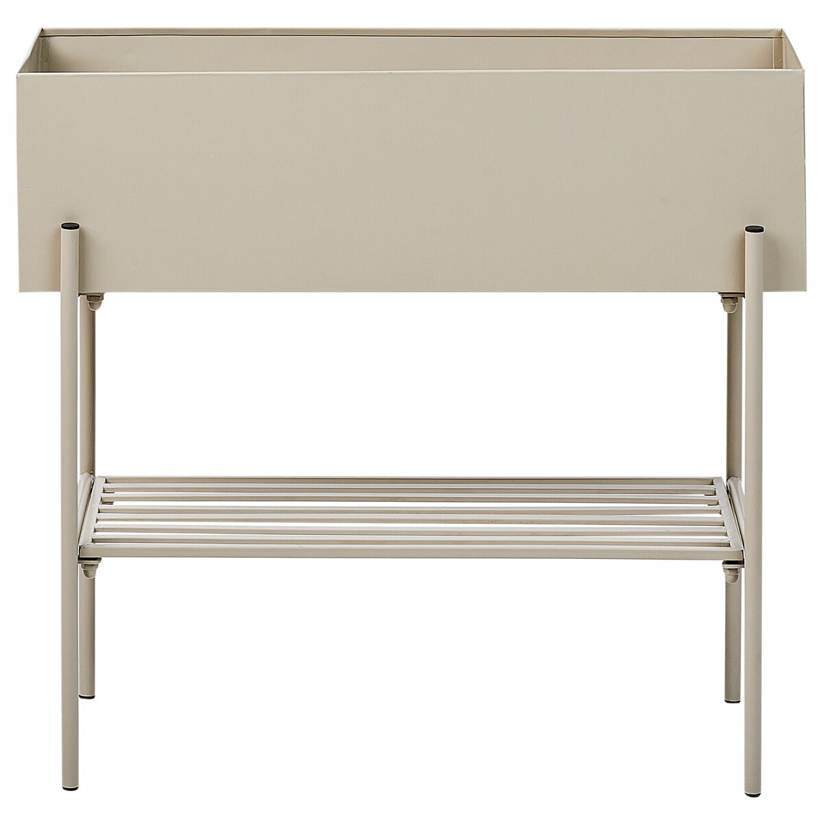 Donica na nóżkach VINCA 70 cm Metal Beżowy