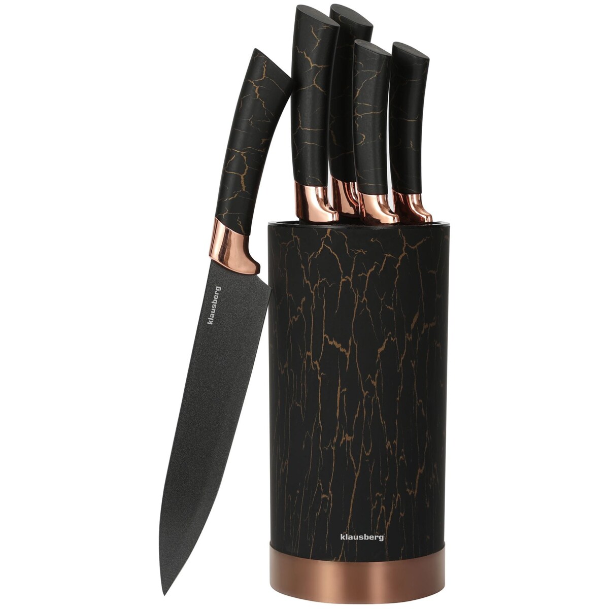 Zestaw noży kuchennych w bloku 5 elementów KLAUSBERG