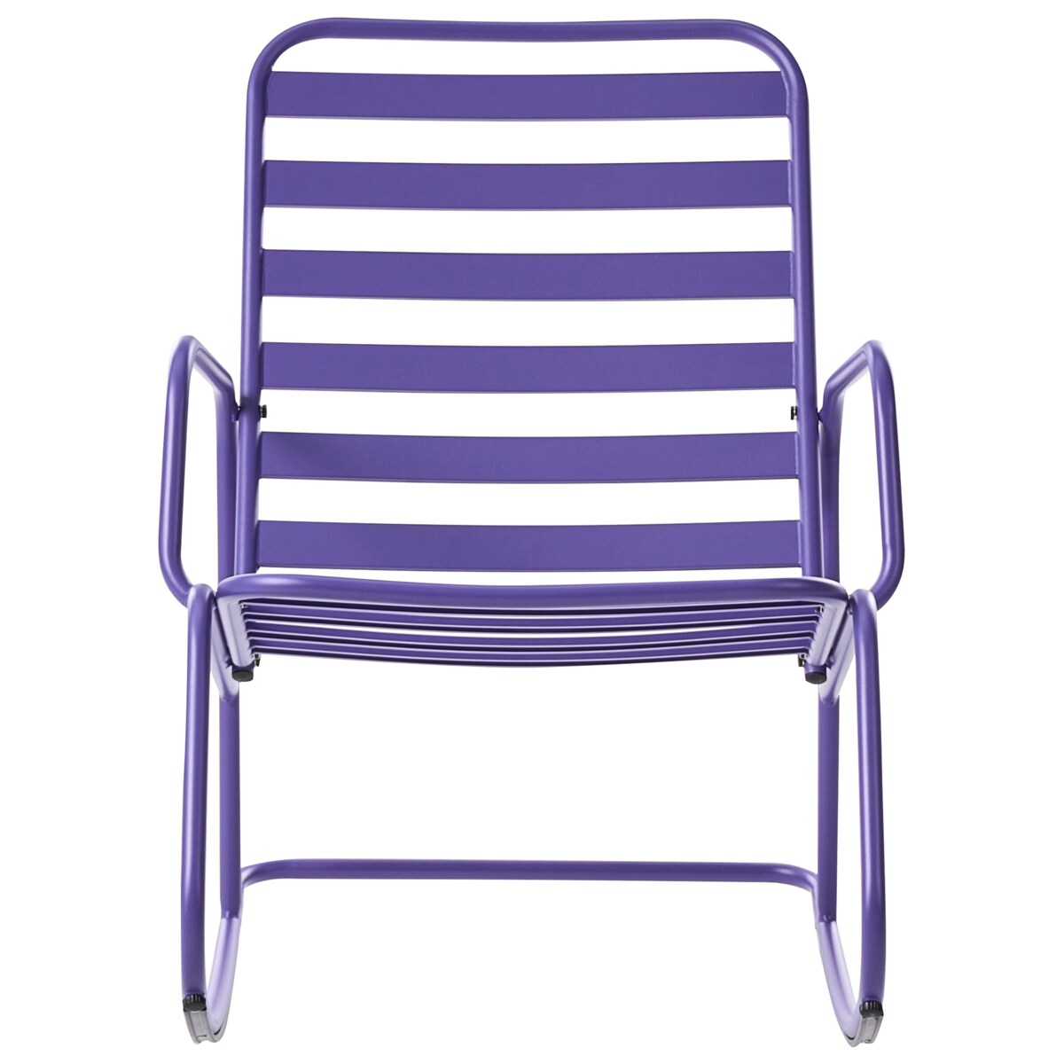 Fotel bujany ogrodowy TURI Metal Purpurowy