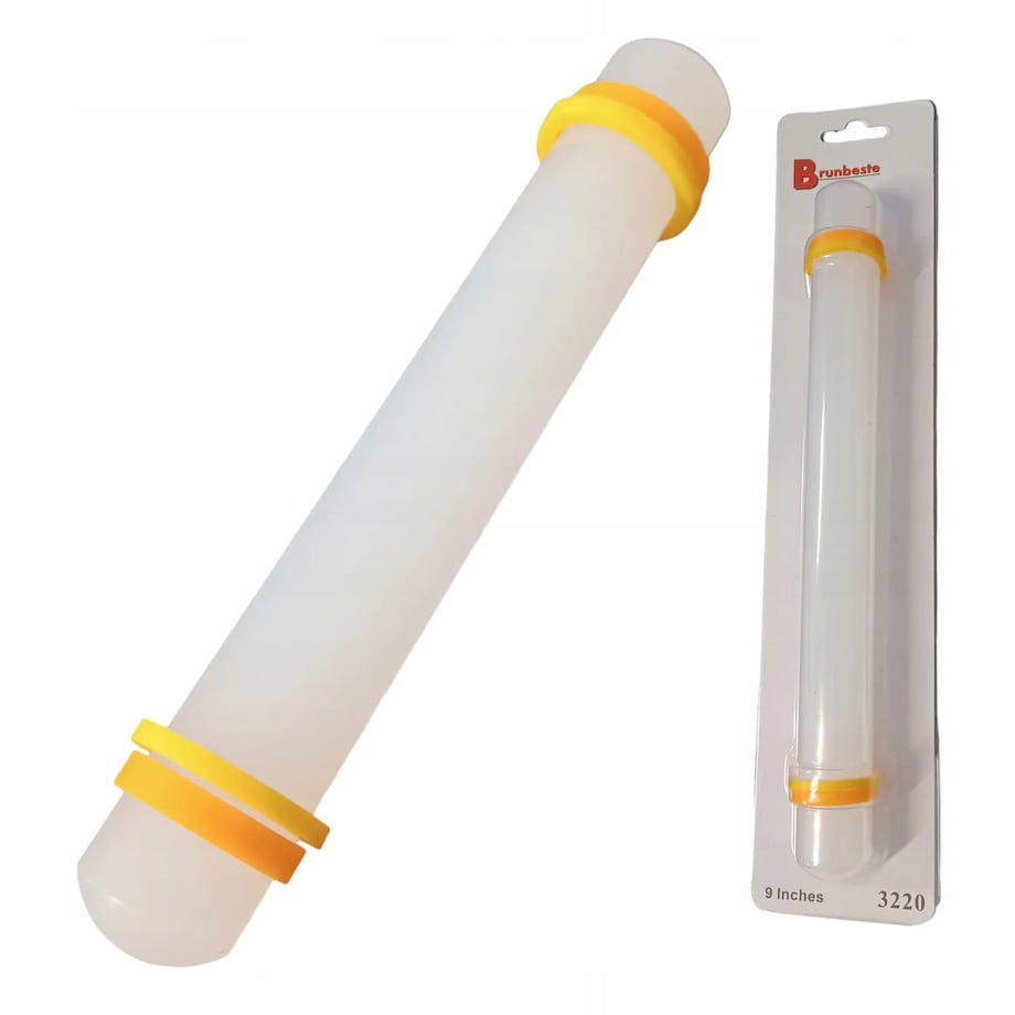 Wałek prosty do mas cukrowych marcepanowych 35cm BRUNBESTE
