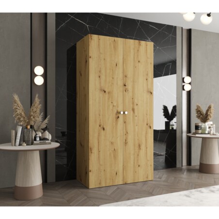 Szafa uchylna otwierana PARMA 1 100 wys. 202 cm Artisan + u. Srebrny