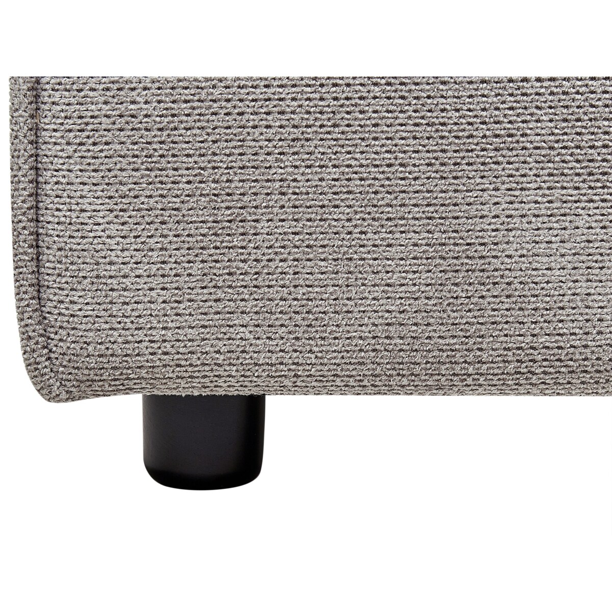 Łóżko tapicerowane 160 x 200 cm szare LINARDS