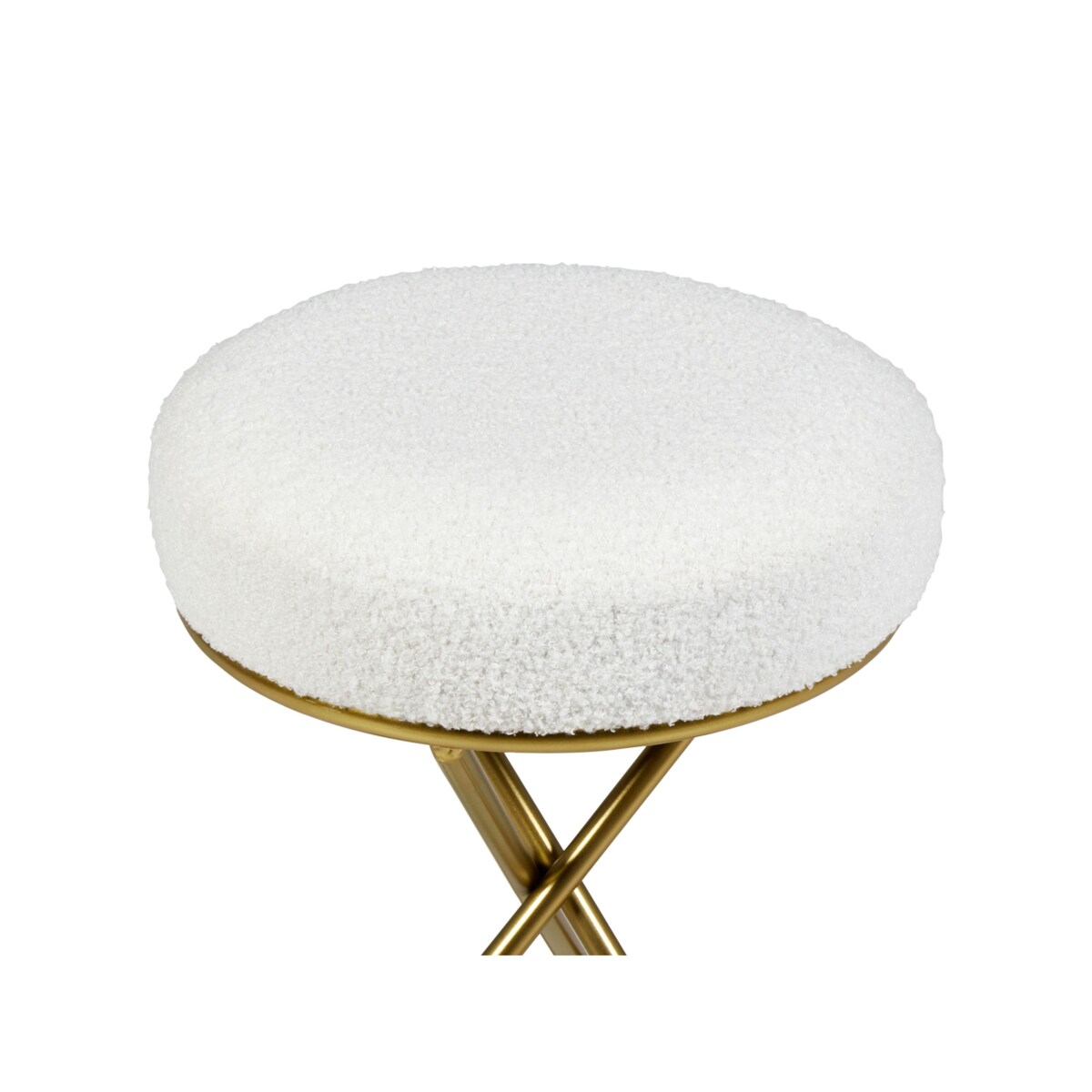 Stołek PRESHO Złamana biel