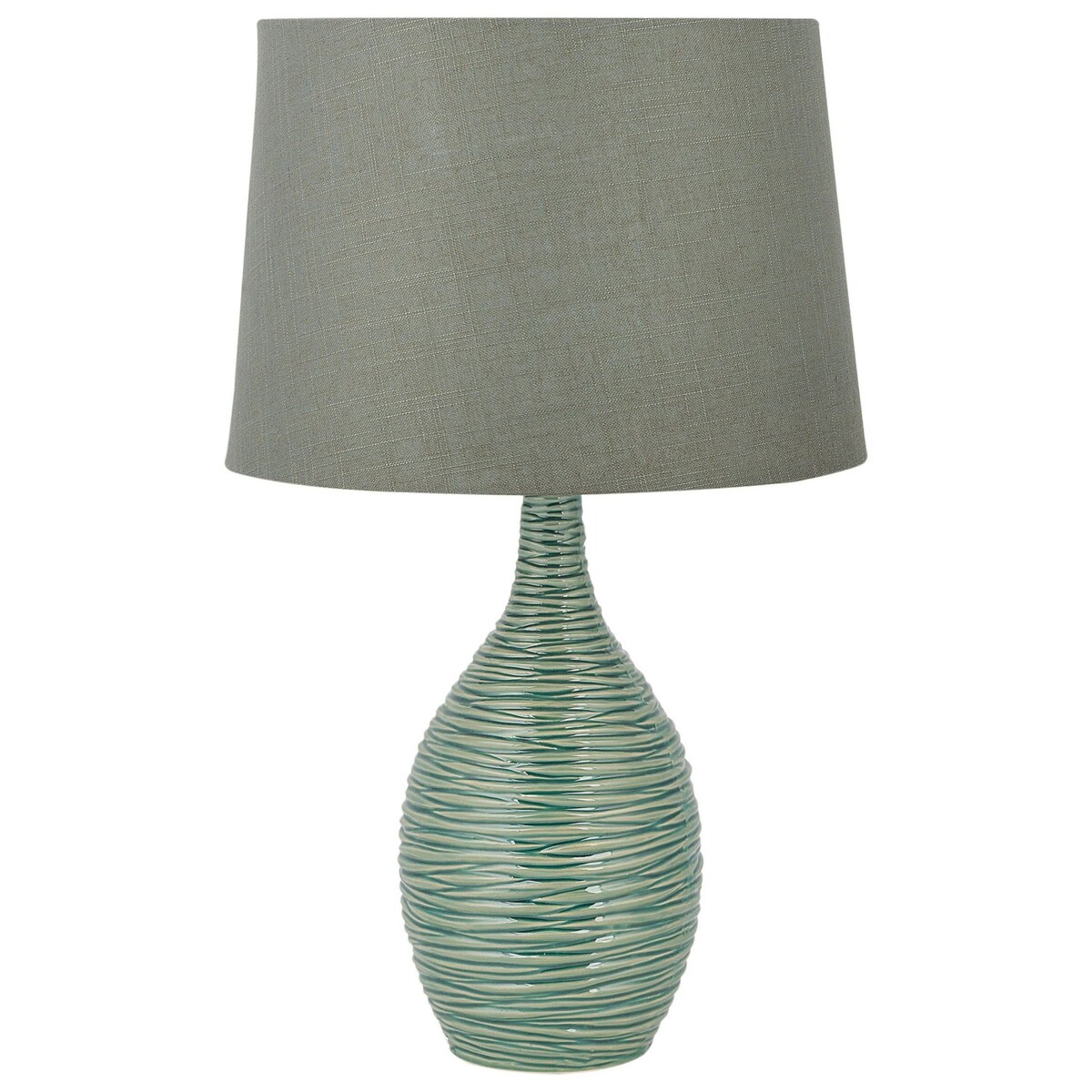 Lampka nocna ceramiczna zielona ATSAS