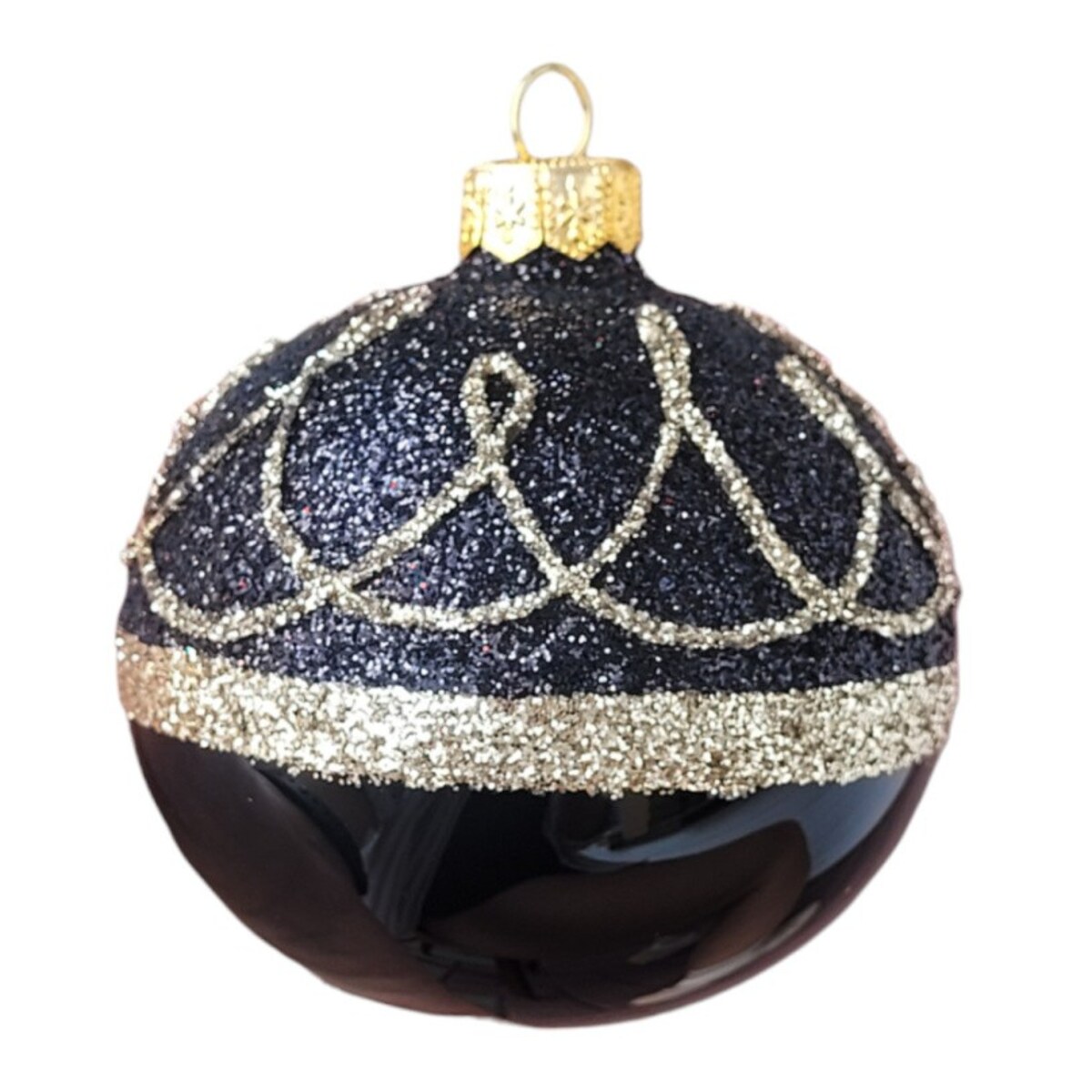 Bombka szklana 4 szt. REGINA DELLA NOTTE Ø 120 mm