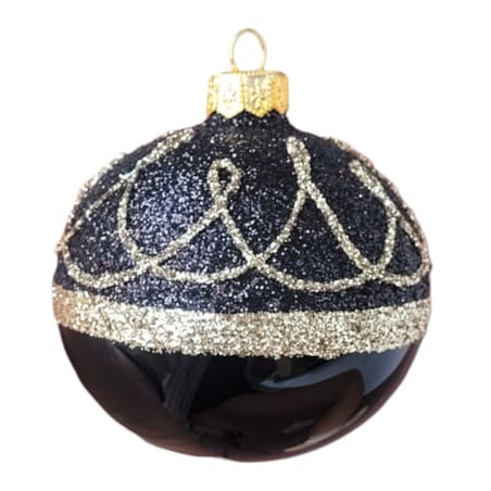 Bombka szklana 4 szt. REGINA DELLA NOTTE Ø 120 mm