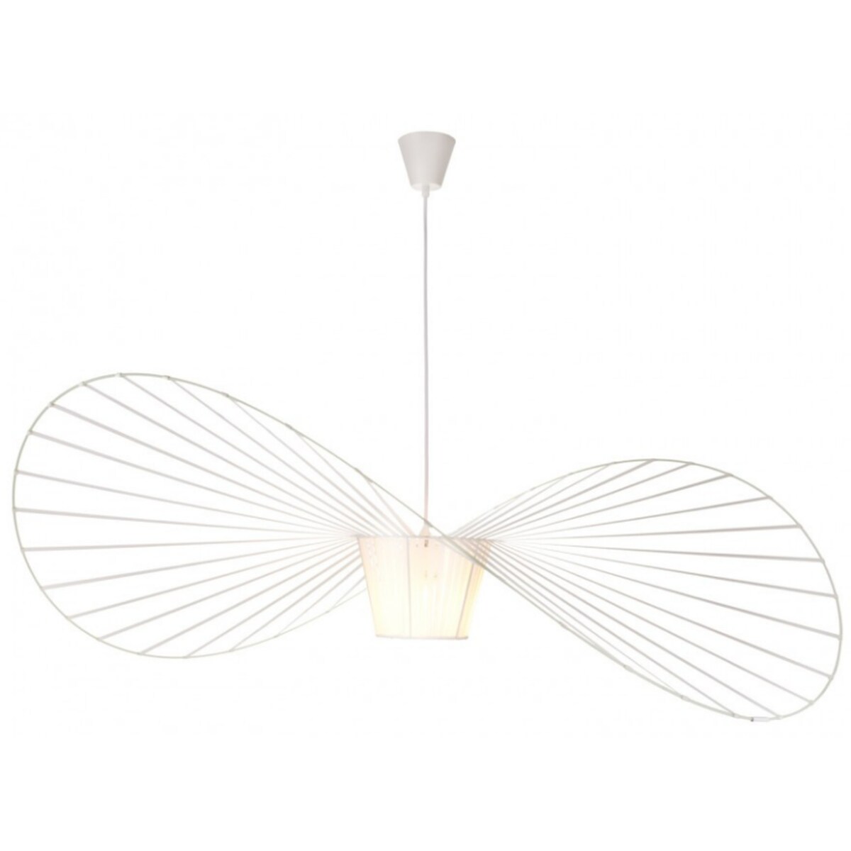 Dekoracyjna lampa wisząca Sombrero ST-8052-200 white Step kapelusz biały