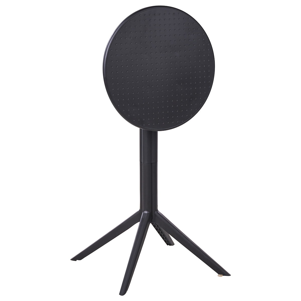 Stolik ogrodowy barowy LEGRENA 60 cm 60 cm Czarny