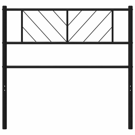 vidaXL Metalowe wymienne wezgłowie, czarne, 100 cm