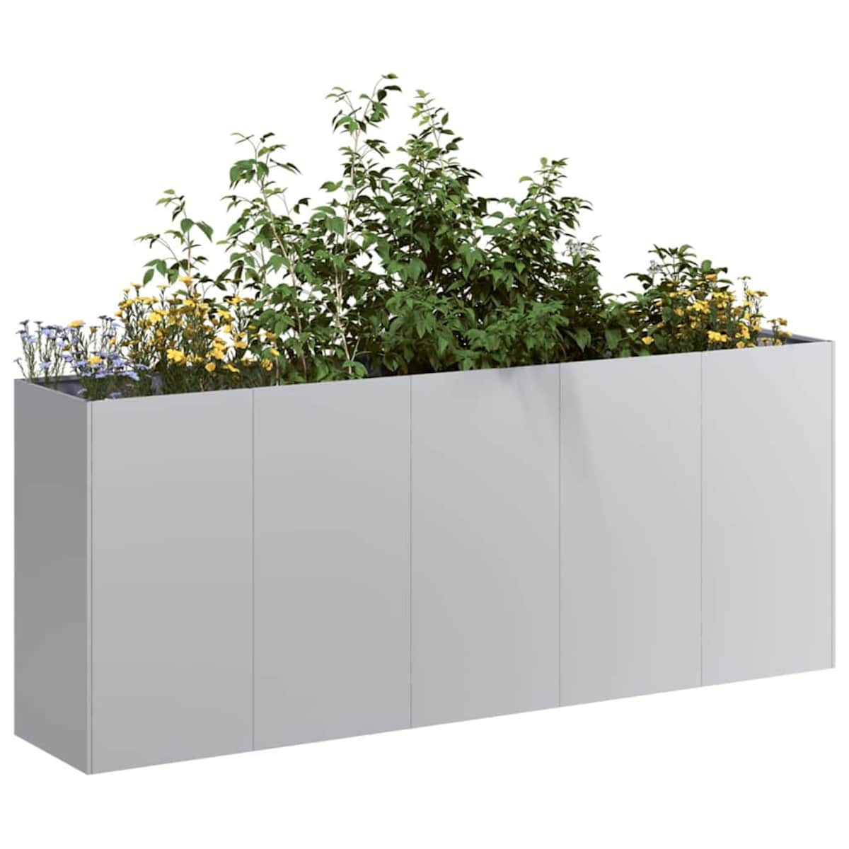 vidaXL Doniczka 200x40x80 cm Stal ocynkowana
