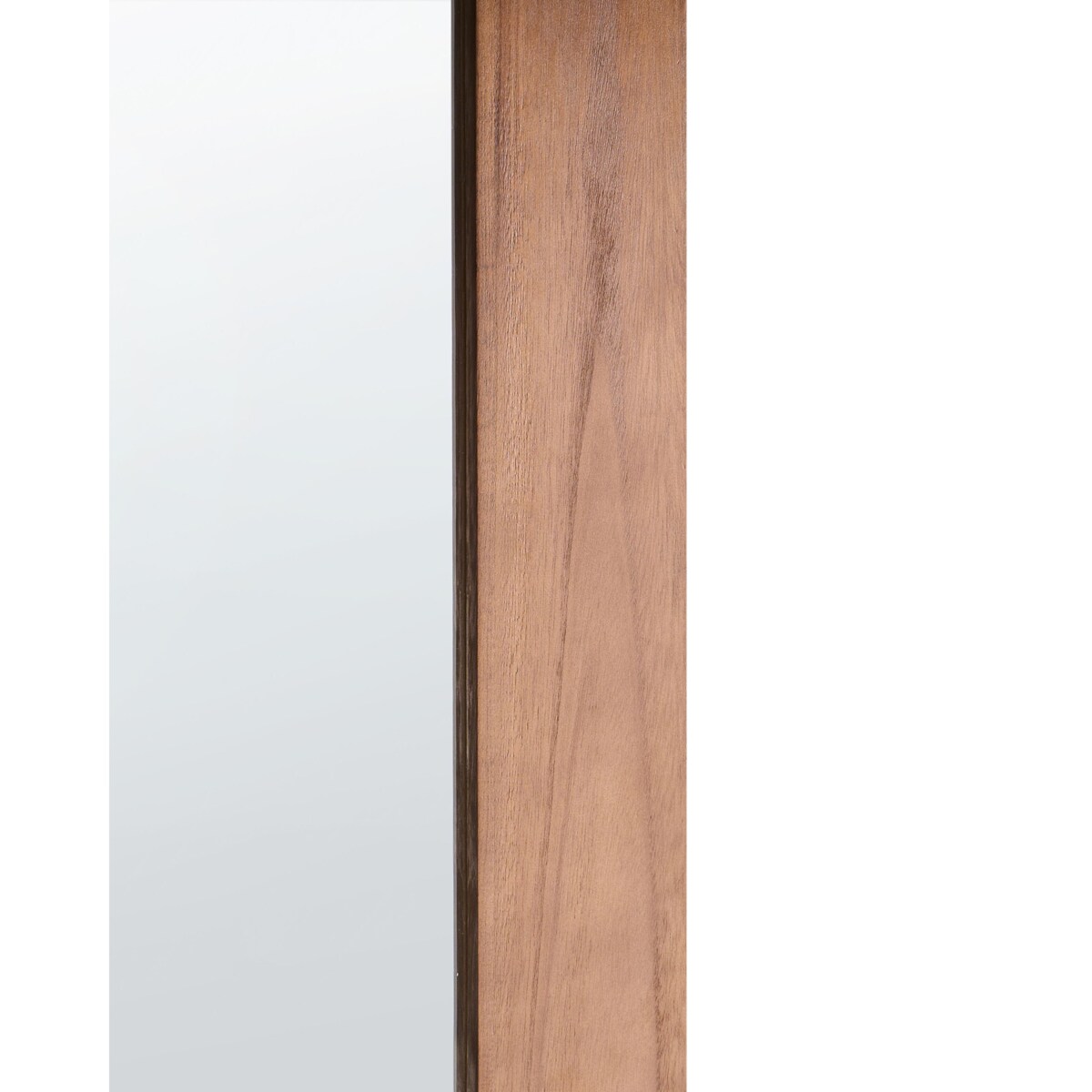 Lustro ścienne BLOSVILLE 58 cm 164 cm Drewno jodłowe Brązowy