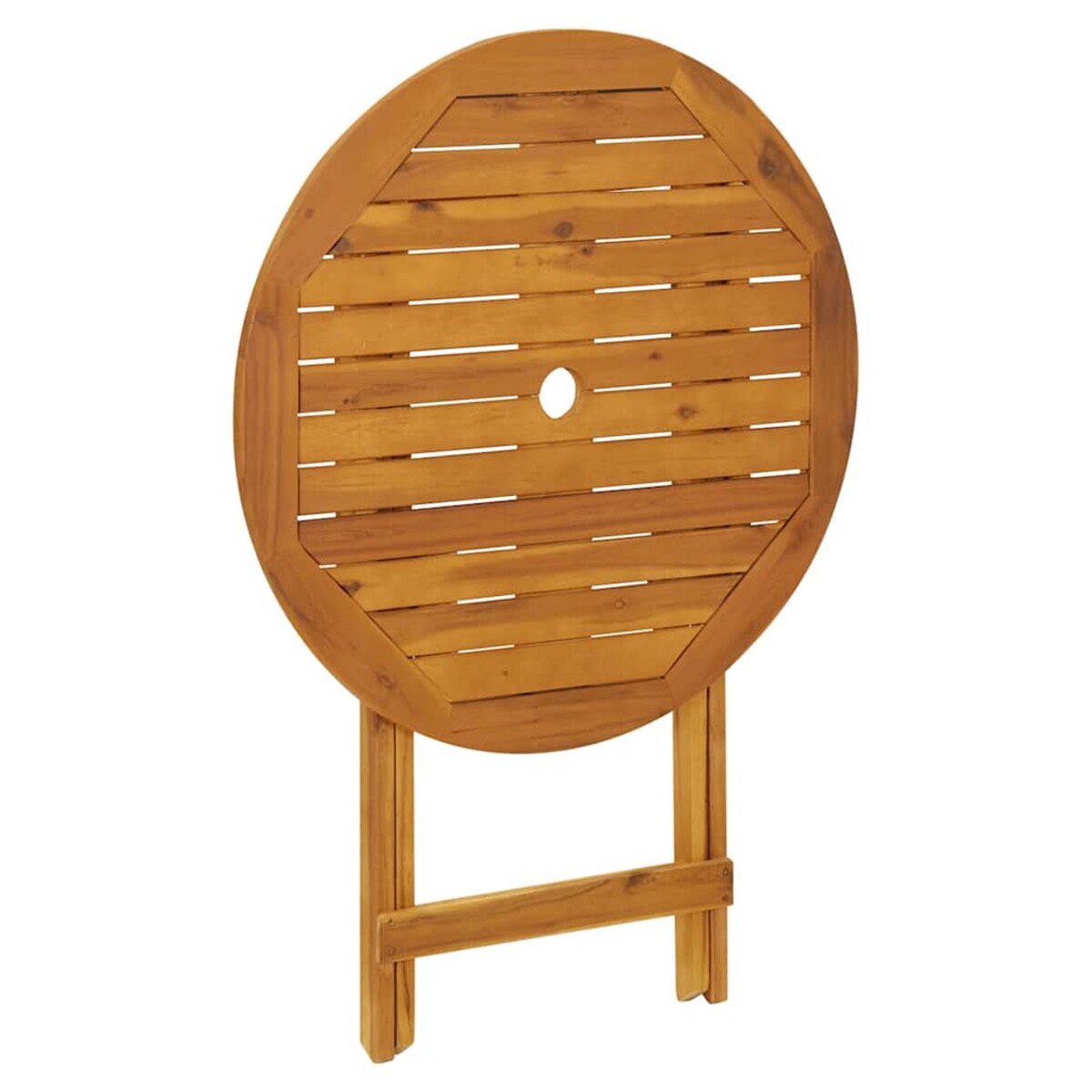 vidaXL Składany stół ogrodowy, 70 cm, lite drewno akacjowe