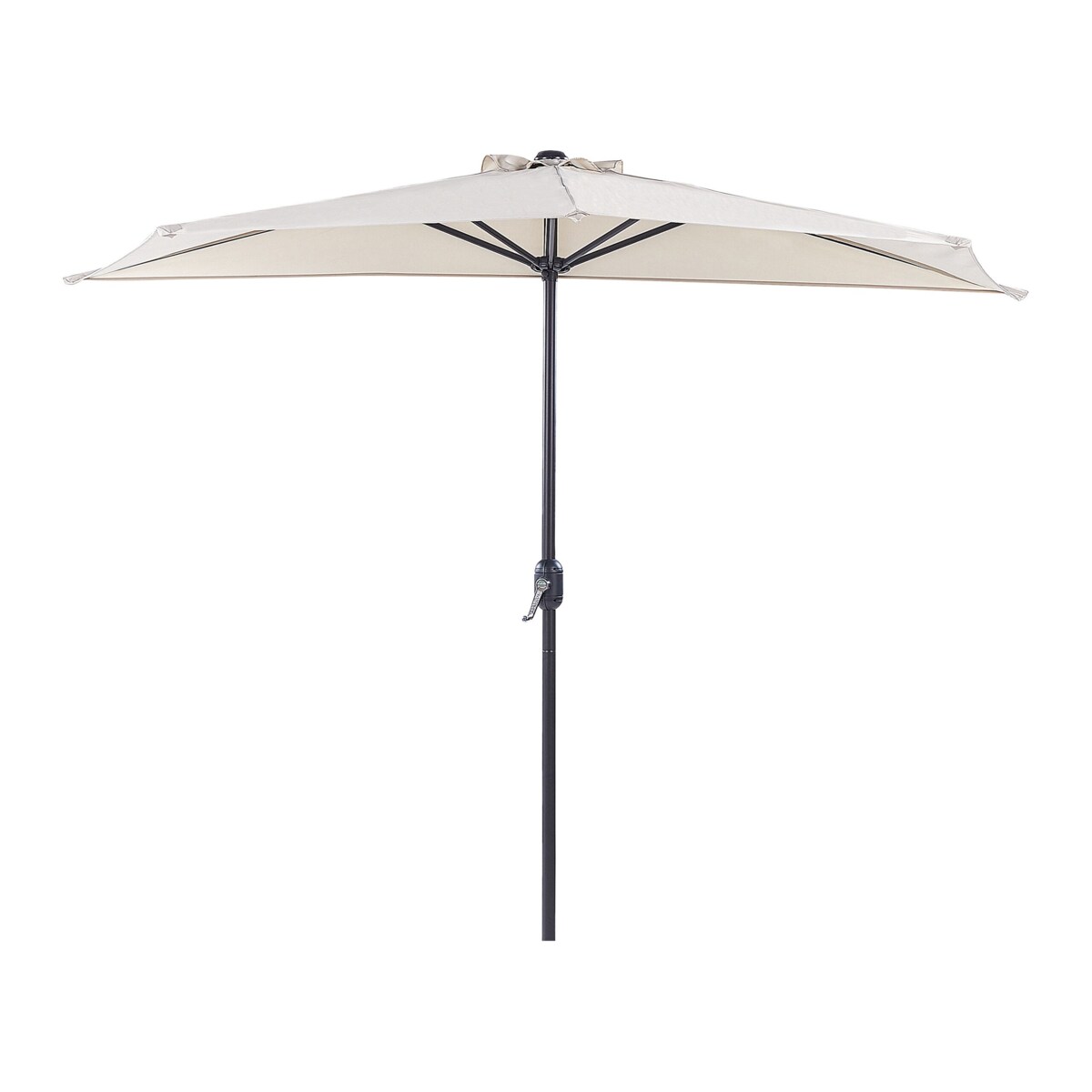 Parasol ogrodowy półokrągły 270 cm beżowy GALATI