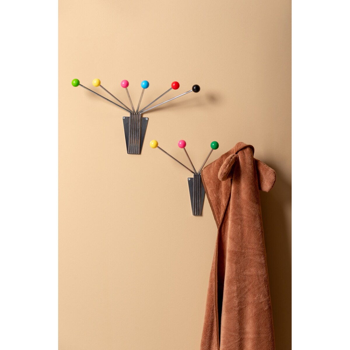 Wieszak na ubrania na ścianę NEPTUNE,11,5 x 21 cm