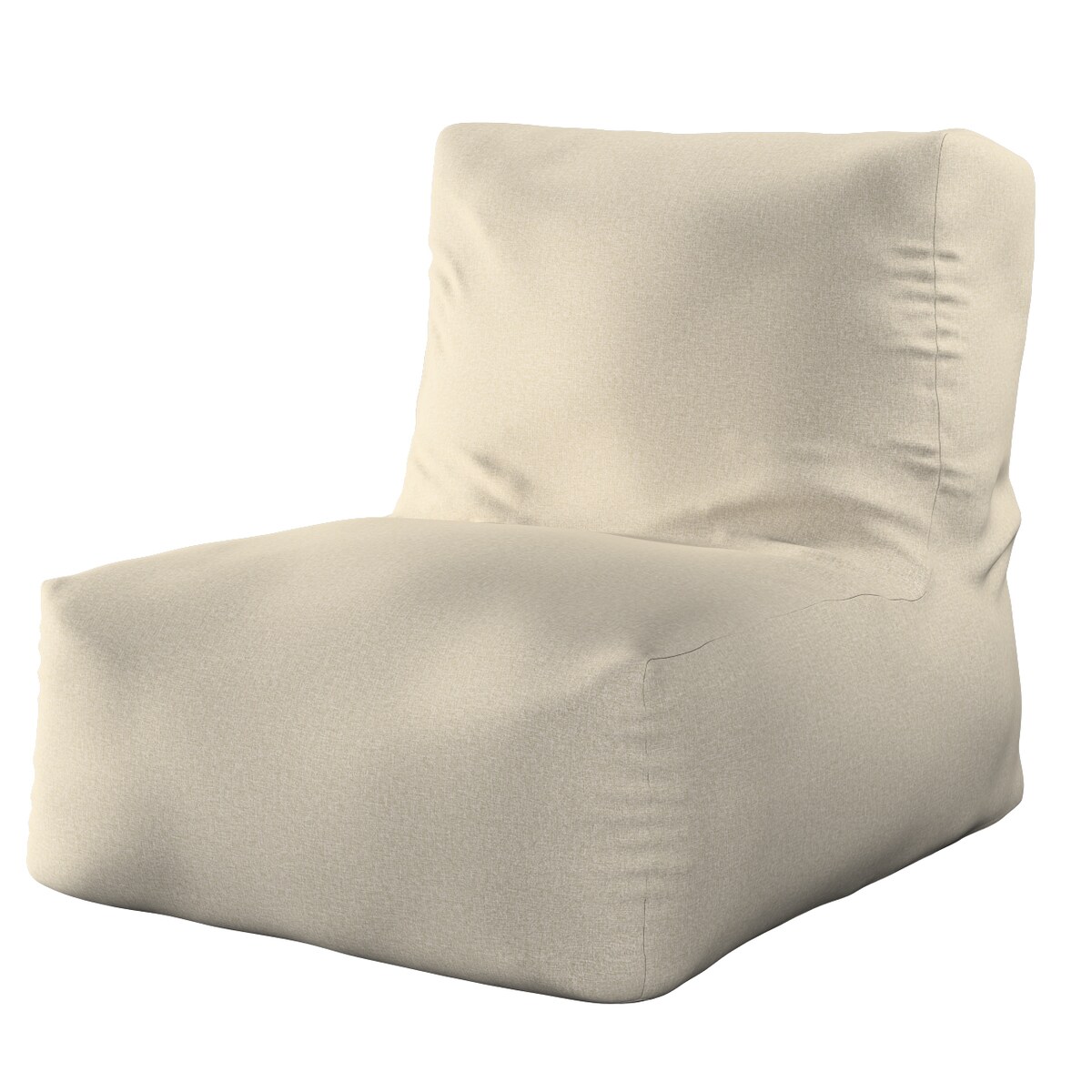 Pufa - fotel, szaro-beżowy, 67 x 31 x 75 cm, Amsterdam