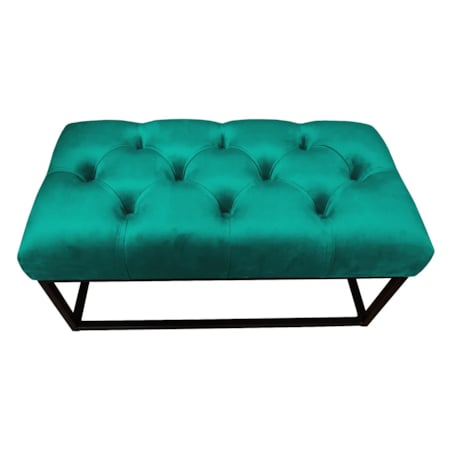 Ławka CHARLIE MG VELVET morska