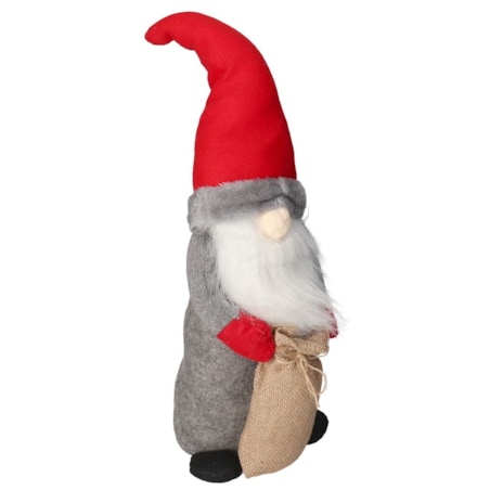 Skrzat Krasnal Mikołaj Z Workiem Świąteczny Duży