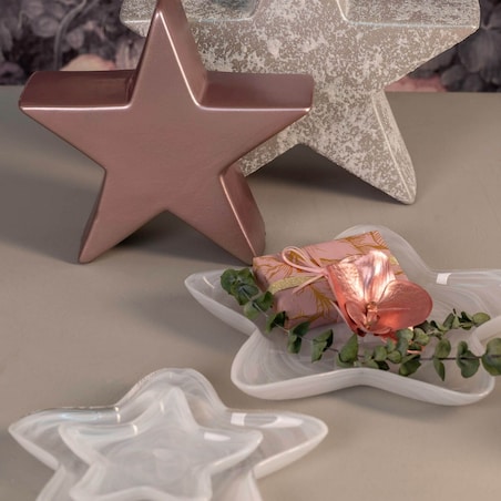 Talerz gwiazda biały 15cm ORNARE