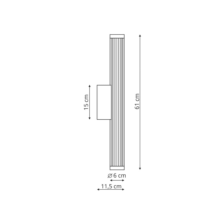 Kinkiet Light Prestige VENA chrom LED CCT 3000K/4000K/6000K (regulowana) 1 szt.